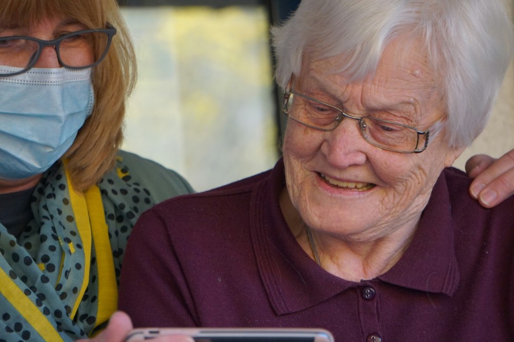 Care home socialising